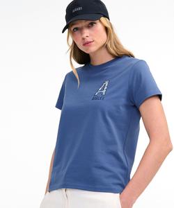 Футболка с коротким рукавом и цветочным принтом, с защитой от УФ-излучения, влагоотводящая, быстросохнущая, с логотипом Liberty Print / цветочный принт.