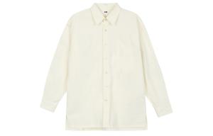 Мужская рубашка серии U FW23, светло-бежевая Uniqlo, светло-бежевый