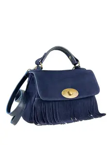 Сумка через плечо COLLEZIONE ALESSANDRO "Wild" из натуральной кожи, синий