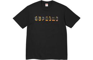 Футболка Supreme с принтом, серо-фиолетовый/пыльно-фиолетовый