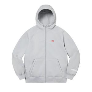 Худи Supreme x WINDSTOPPER Zip Up Hooded Sweatshirt 'Light Grey'