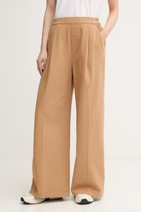 Хлопковые брюки United Colors Of Benetton, коричневый