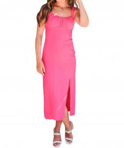 Платье макси с вырезами розового цвета Sadie & Sage