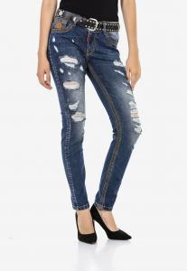 Узкие джинсы Cipo & Baxx, синий