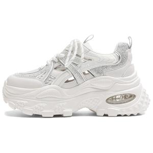 JOSINY Женские противоскользящие устойчивые к истиранию массивные кроссовки лоу-топ светло-золотистого цвета, цвет Light Gold