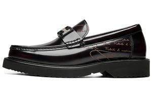 Roberta Di Camerino Туфли мужские Relief Collection бордового цвета