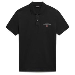 Поло с коротким рукавом Napapijri Elbas, черный