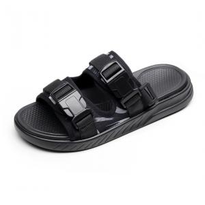 Тапочки-слайды мужские Golofi, Gray White With Black Sole