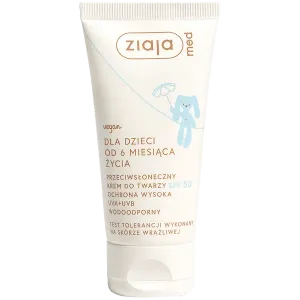 Солнцезащитный крем для лица с spf50 для детей, 50 мл Ziaja Med