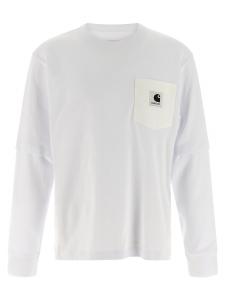 Капсульная коллекция футболок Sacai x Carhartt Wip SACAI, белый
