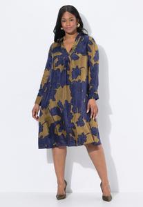 Платье Ulla Popken Day dress, Dark Marine/Dark Blue