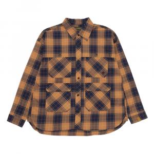 Timberland Мужская рубашка коричневого цвета