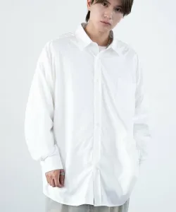 NULL Однотонная рубашка с длинным рукавом