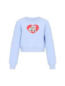 MyMo Женская толстовка светло-голубого цвета