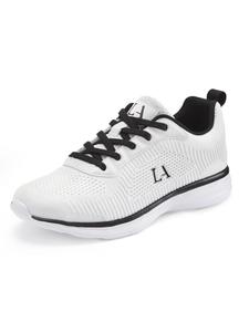 Низкие кроссовки LASCANA, белый/черный