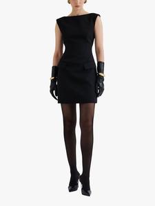 Мини-платье Adelina без рукавов Malina, Black