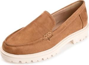 Женские лоферы Journee Comfort System Erika среднего и широкого размера Journee Collection, Tan