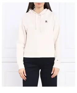 Свитшот с вышивкой reg monogram Regular fit Tommy Hilfiger, белый