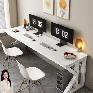 Игровой стол Zhenyanxuan 100x60x75 см для компьютера, прямоугольный, белый с белой рамой