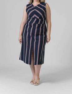 Платье Theo в синем мультиколоре Tanya Taylor