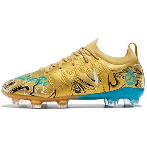 Футбольные бутсы для детей и подростков, противоскользящие, с защитой от ударов, водонепроницаемые, легкие, с амортизацией и балансировкой CAMKIDS, золотой
