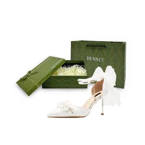 Dunnu Туфли на высоком каблуке женские белые