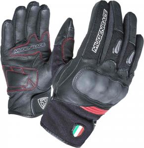 Мотоциклетные перчатки MUGENRACE neo short, Black/Red