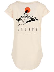 Удлиненная футболка Escape: Откройте для себя мир горы в Уайтсэнде F4NT4STIC