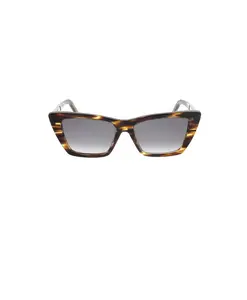 Классические солнцезащитные очки Saint Laurent, коричневый