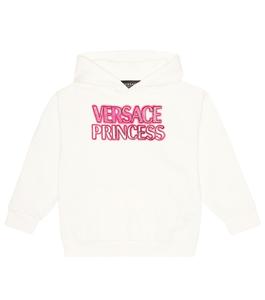 Худи с логотипом Versace, белый