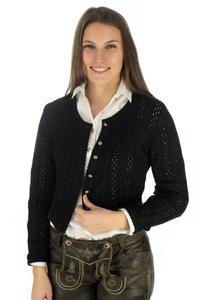 Кардиган OS Trachten Strickjacke Tikepe, черный
