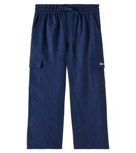 Льняные брюки Dolce&Gabbana Kids, Petrolio Scuro