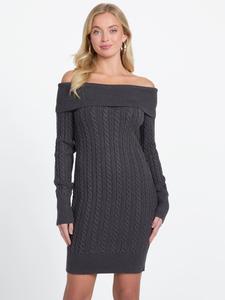 Платье-свитер Иман Guess Factory, Dark Charcoal Heather