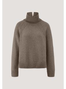 Вязаный свитер цвета верблюжьей шерсти Hessnatur