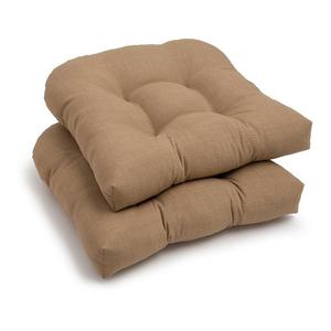 Sonoma Goods For Life Комплект подушек для одинарного плетеного стула из 2 предметов для использования на открытом воздухе и в помещении, цвет Khaki