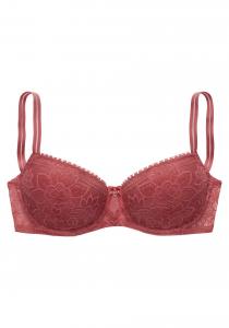 Бюстгальтер-футболка LASCANA, цвет Chestnut brown