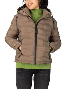 Куртка Timezone Puffer-Jacke wasserabweisend recycelte Wattierung, коричневый