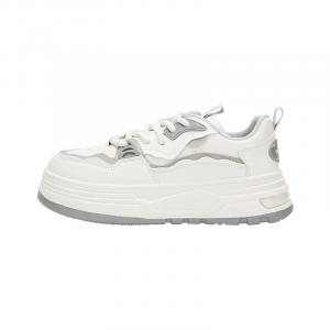 Кеды, скейтборд обувь женская низкая серый Run Manner