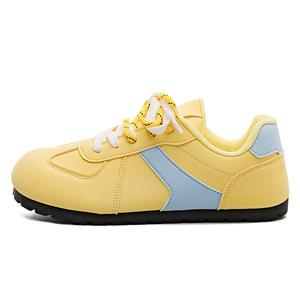 HUANQIU Износостойкие и легкие низкие повседневные туфли женские желто-синие