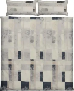 Постельное белье бежево-серое 1x 200x200 см + 2x 40x80 см REDBEST