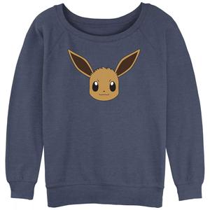 Терри с напуском и рисунком Pokémon Eevee Face для юниоров Licensed Character