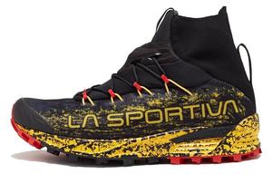 Кроссовки Uragano Hiking унисекс средней высоты, цвет черный/желтый La Sportiva