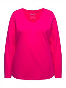Футболка Ulla Popken Shirt, цвет rot pink