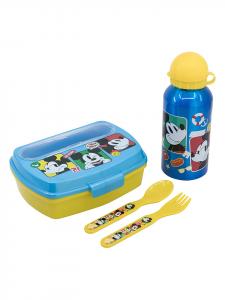 Ланч-бокс из 4 предметов "Микки Маус" Disney Mickey Mouse