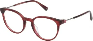 Женские солнцезащитные очки Nina Ricci в стиле «Современная бабочка», Shiny Streaked Red 04a2