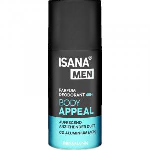 Парфюмированный дезодорант Body Appeal ISANA, 150 ml