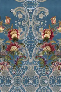 Вешалка для королевы "Цветы" Queence 80х120х5 см, цвет bunt