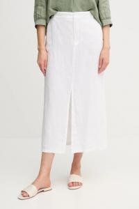 Льняная юбка Oui, белый