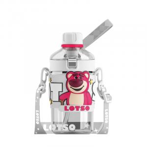 Двойное отверстие, стильная кружка, пластиковый стакан 650мл Disney, Lotso