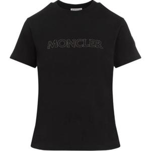 Футболка с логотипом Moncler, черный